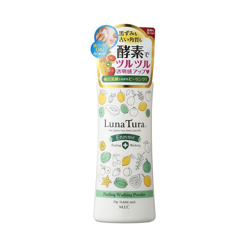 LUNA TURA ENZYME PEELING WASHING - Bột rửa mặt, lấy tế bào chết, dưỡng trắng da