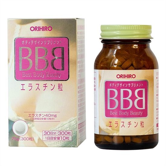 Viên uống nở ngực Orihiro BBB Best Body Beauty 300 Viên