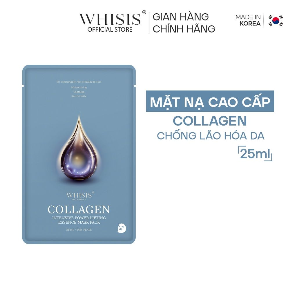 Mặt nạ chống lão hóa, tái tạo da WHISIS Intensive Collagen Power Lifting Essence