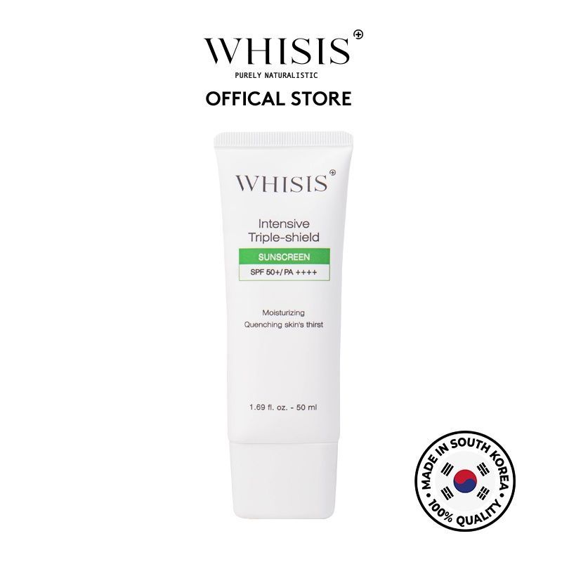 Kem chống nắng làm dịu da đa chức năng WHISIS Intensive Triple-Shield Sunscreen (SPF 50+/ PA++++)