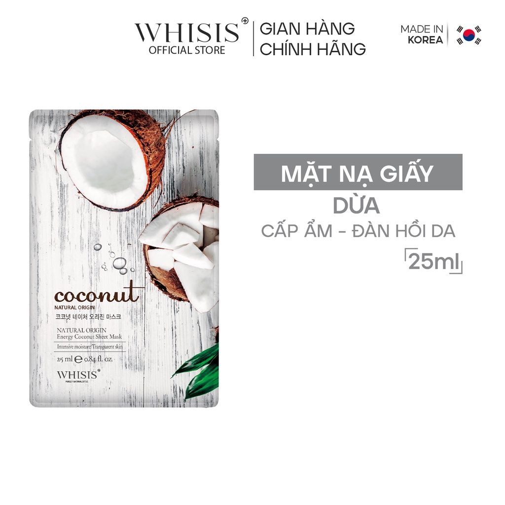 Mặt nạ dừa WHISIS Nature Origin Energy