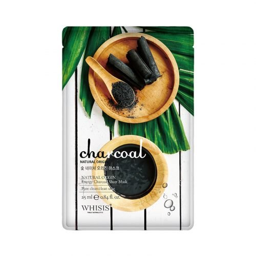 Mặt nạ than hoạt tính  WHISIS Nature Origin Energy Charcoal Sheet Mask