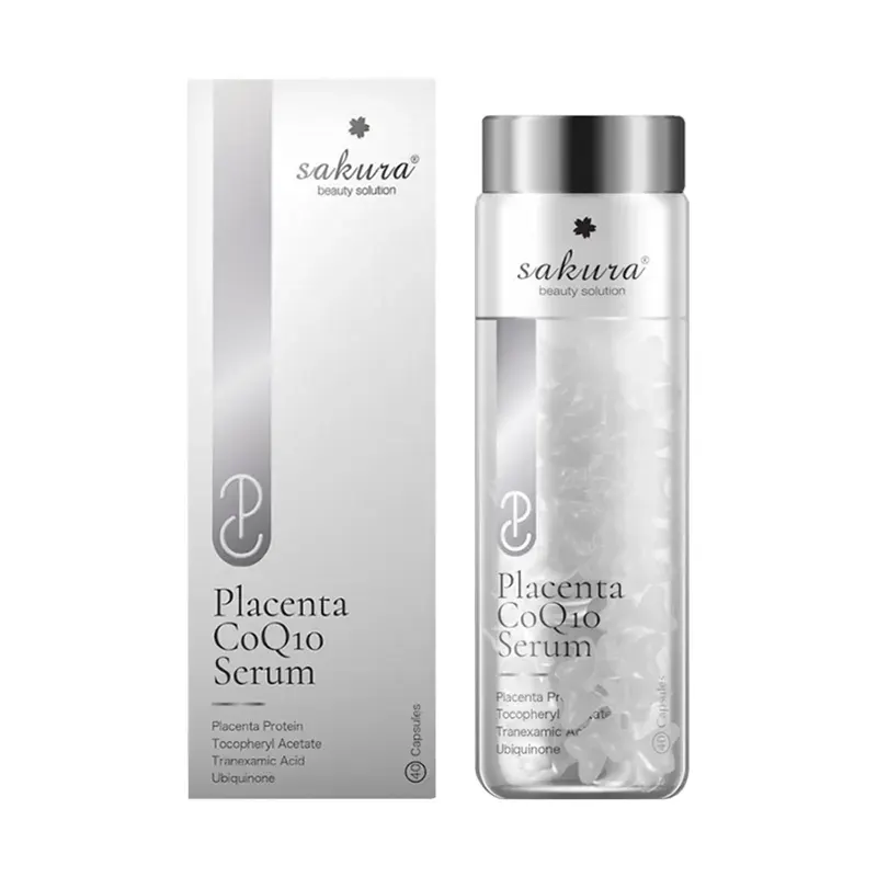 Serum Sakura Placenta COQ10 - Dưỡng Trắng Da, Chống Lão Hóa Tinh Chất Nhau Thai Cừu