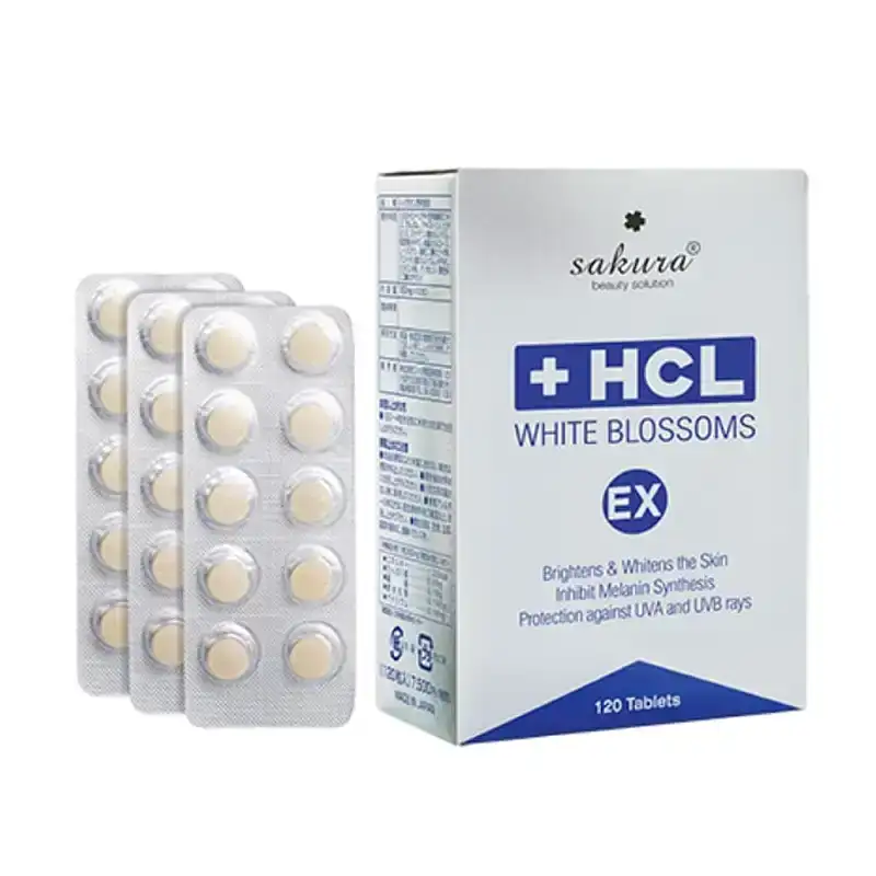 Viên Uống Sakura HCL White Blossoms EX - Viên Uống Sakura Trị Nám