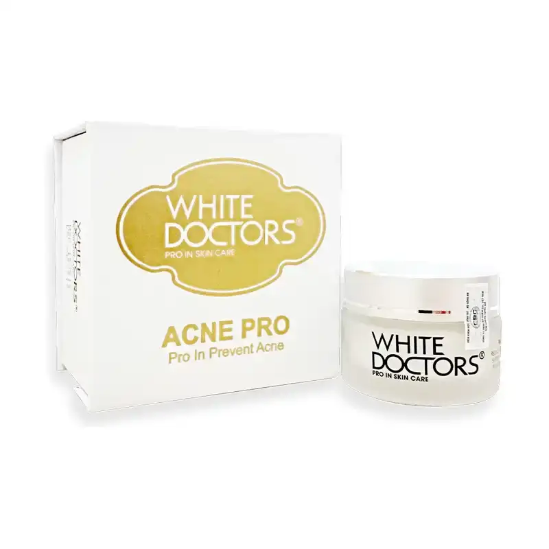 Kem Trị Mụn, Ngừa Sẹo Thâm White Doctors Acne Pro 25gr