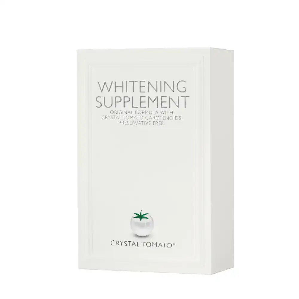 Viên Uống Trắng Da Cà Chua Trắng Crystal Tomato Whitening Supplement (30 viên)