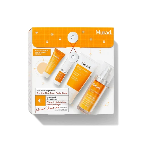 Set trị nám, sáng da Murad (Rapid Dark Spot Correcting Serum, Essential-C Cleanser, Vita-C Eyes Dark Circle Corrector, Vita-C Triple Exfoliating Facial)