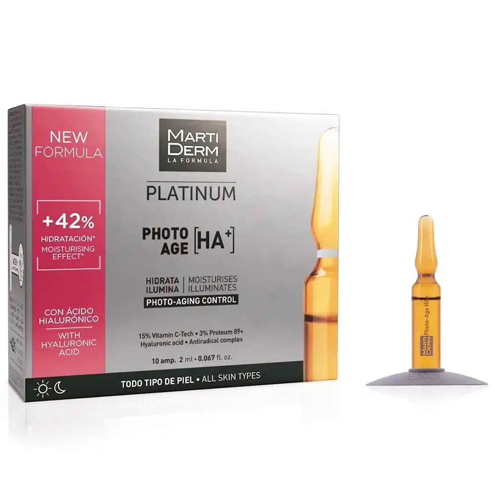 Ampoule 15% Vitamin C nguyên chất chống lão hóa - MartiDerm Platinum Photo Age HA+