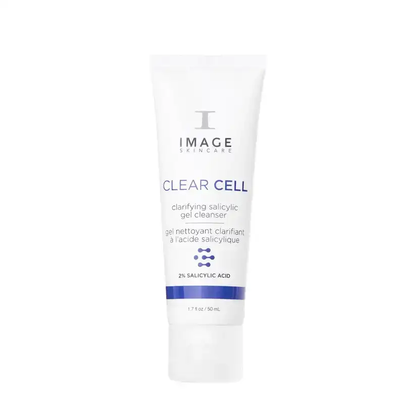 (Size mini) Gel rửa mặt sạch sâu, kháng khuẩn cho da mụn Image CLEAR CELL Salicylic Gel Cleanser 7.4ml