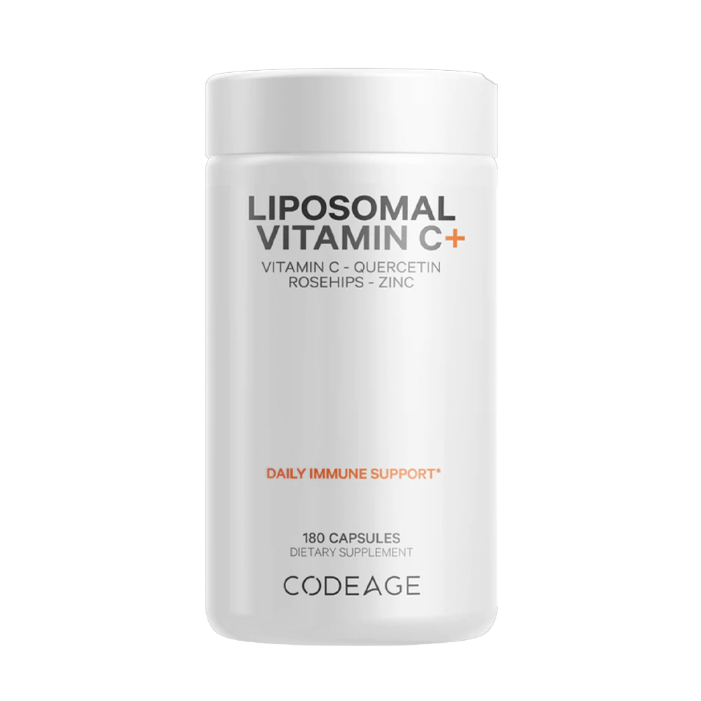 Viên uống vitamin C giúp tăng cường miễn dịch, sáng da, mờ thâm CodeAge Vitamins Liposomal Vitamin C+