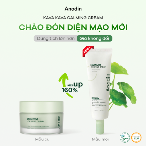 Kem dưỡng hỗ trợ làm dịu và cấp ẩm da Anodin Kavakava Calming Cream