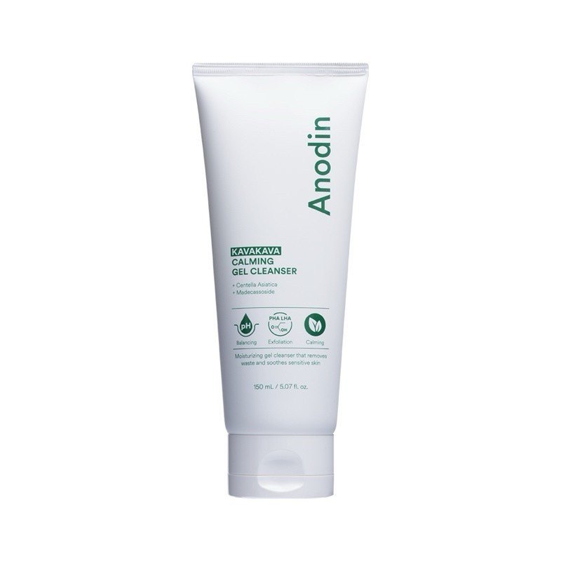 Gel rửa mặt cho da dầu mụn, nhạy cảm Ph 5.5 Anodin KavaKava Calming