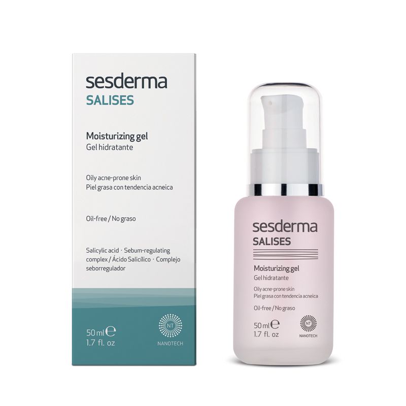 Gel dưỡng ẩm, kiềm dầu và hỗ trợ giảm mụn Sesderma Salises Moisturizing Gel