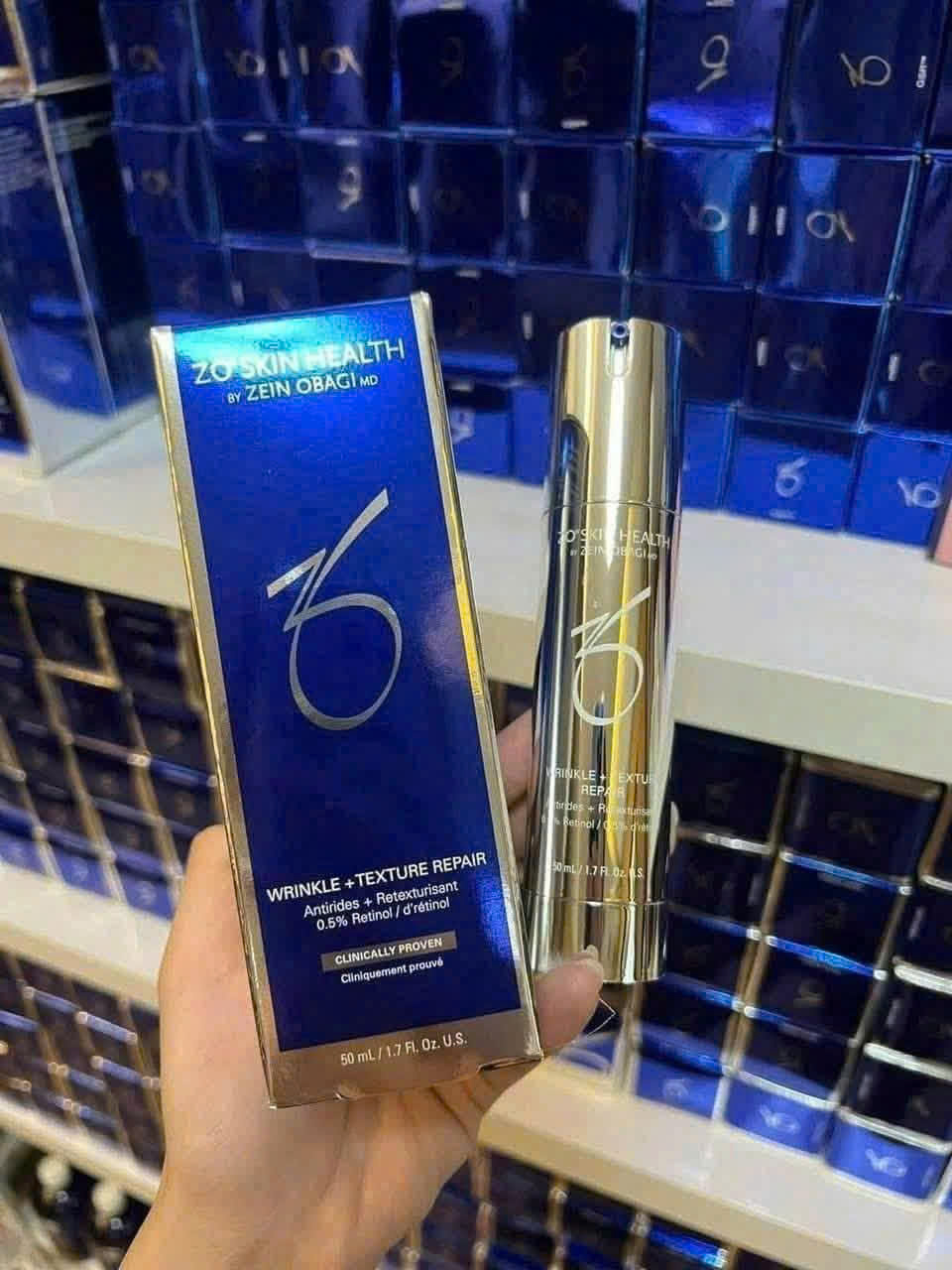 Kem Chống Lão Hóa, Giảm Nếp Nhăn Chuyên Sâu Zo Skin Health Wrinkle + Texture Repair (Retinol 0.5%)