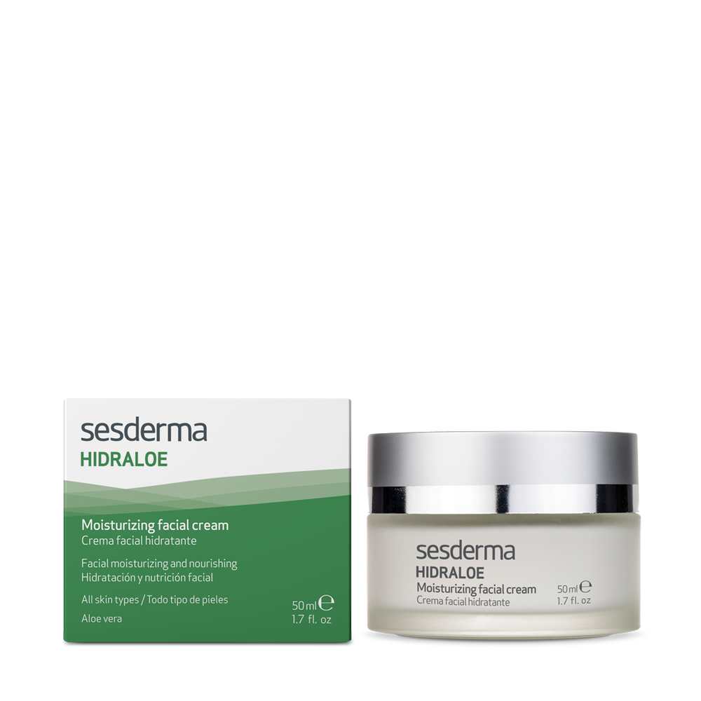 Kem dưỡng ẩm, làm dịu nhanh và phục hồi da Sesderma Hidraloe Moisturizing Facial Cream