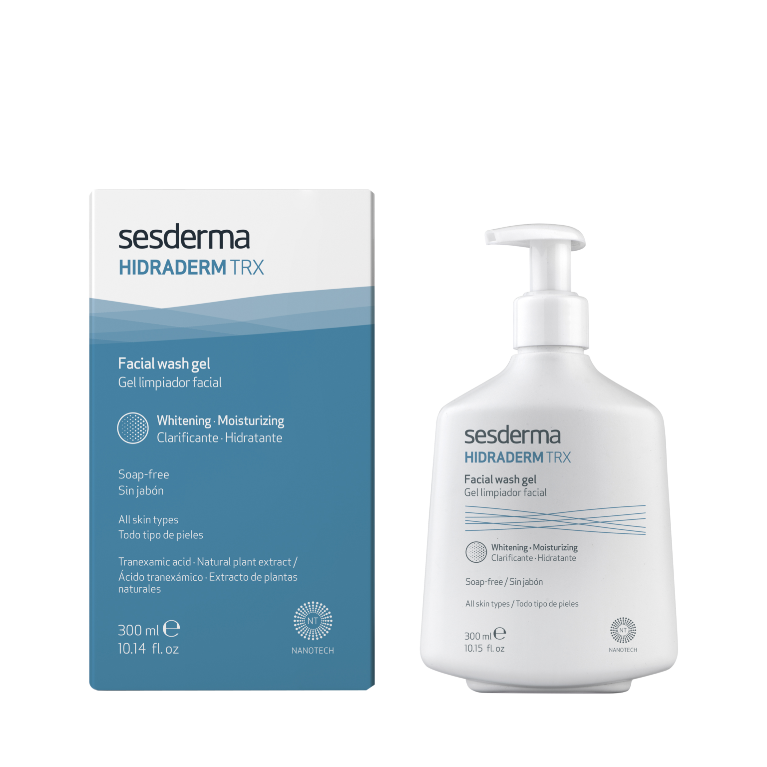 Sữa rửa mặt dạng gel làm sáng da Sesderma Hidraderm TRX