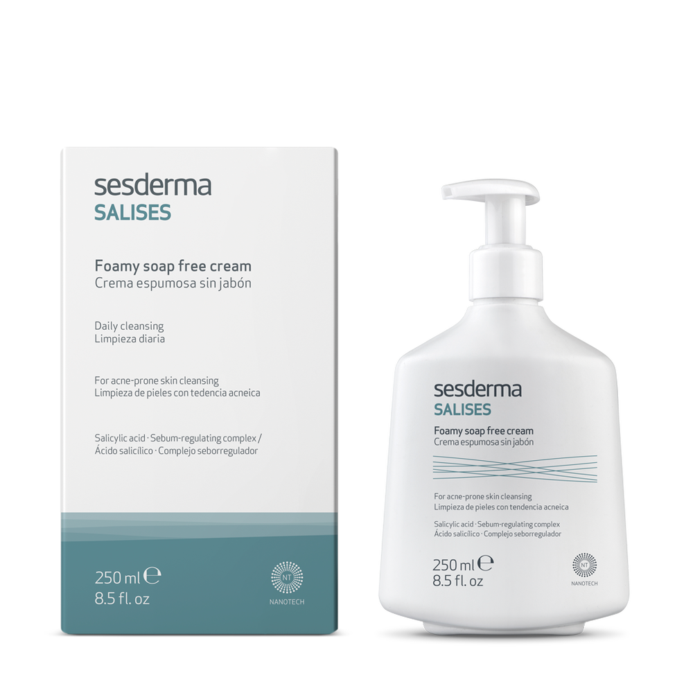 Sữa rửa mặt dịu nhẹ cho da dầu mụn Sesderma Foamy Soap Free Cream