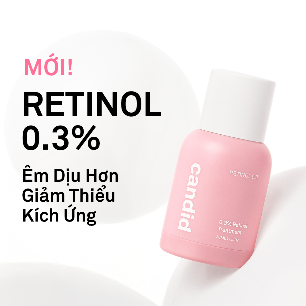Tinh chất cải thiện nếp nhăn, đều màu da Candid Retinol 0.3