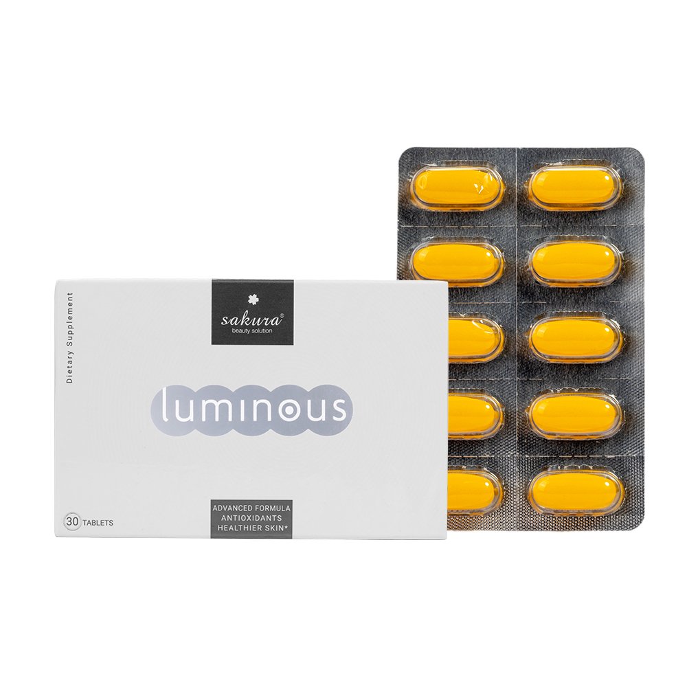 Viên Uống Sáng Da Cà Chua Trắng Sakura Luminous 30 viên