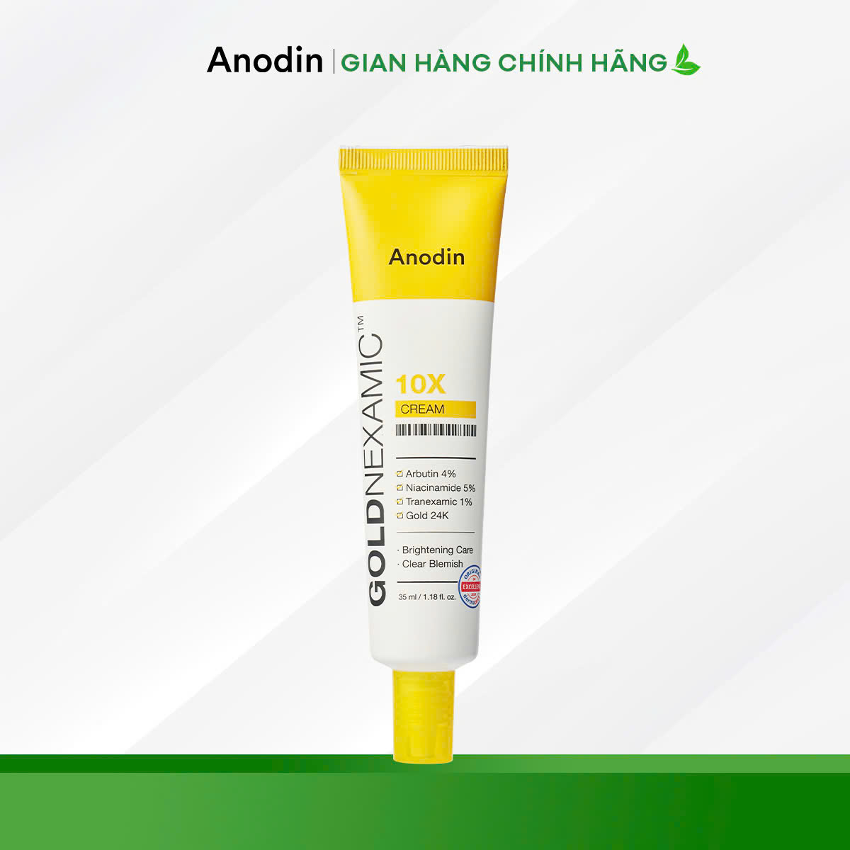 Kem hỗ trợ sáng da cải thiện sắc tố da Anodin GOLDNEXAMIC™ 10X