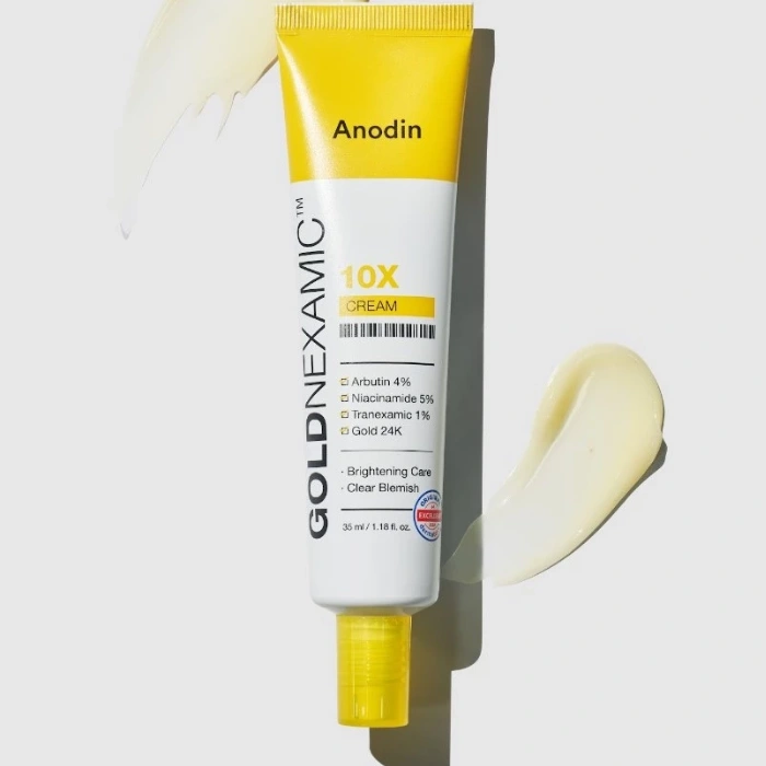 Kem hỗ trợ sáng da cải thiện sắc tố da Anodin GOLDNEXAMIC™ 10X