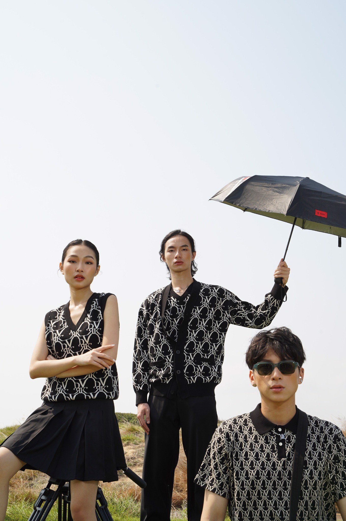 DVRK MONOGRAM POLO - BLACK 5