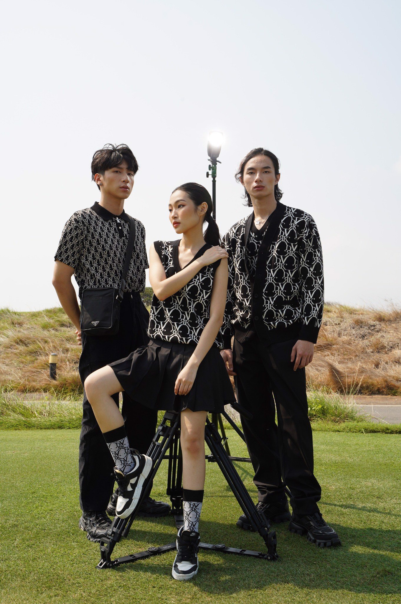 DVRK MONOGRAM POLO - BLACK 6