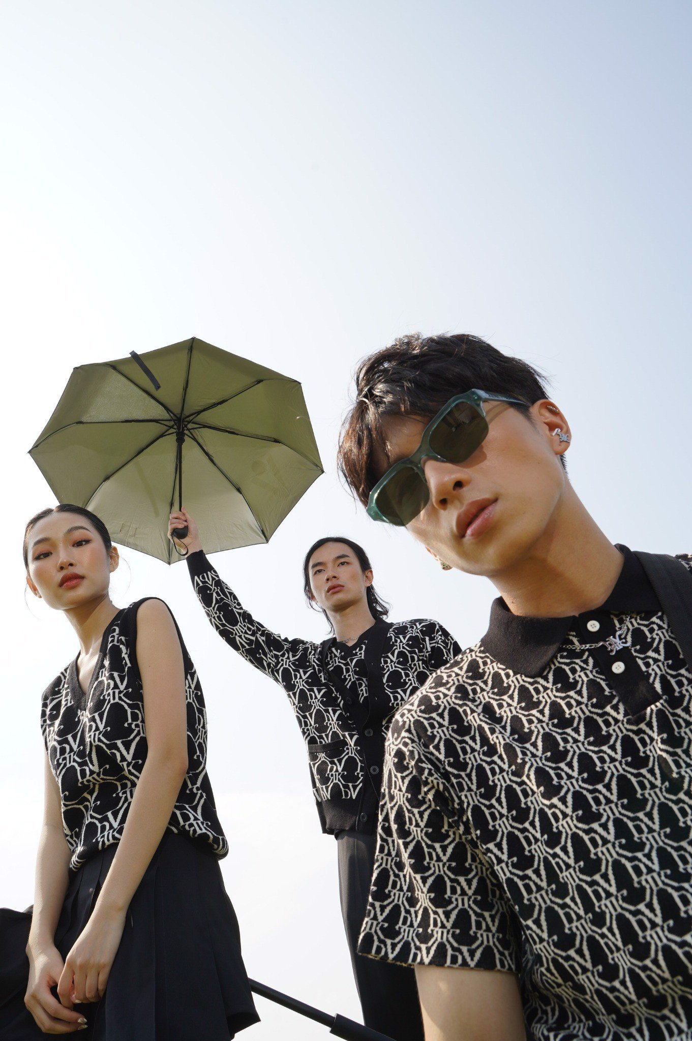 DVRK MONOGRAM POLO - BLACK 4