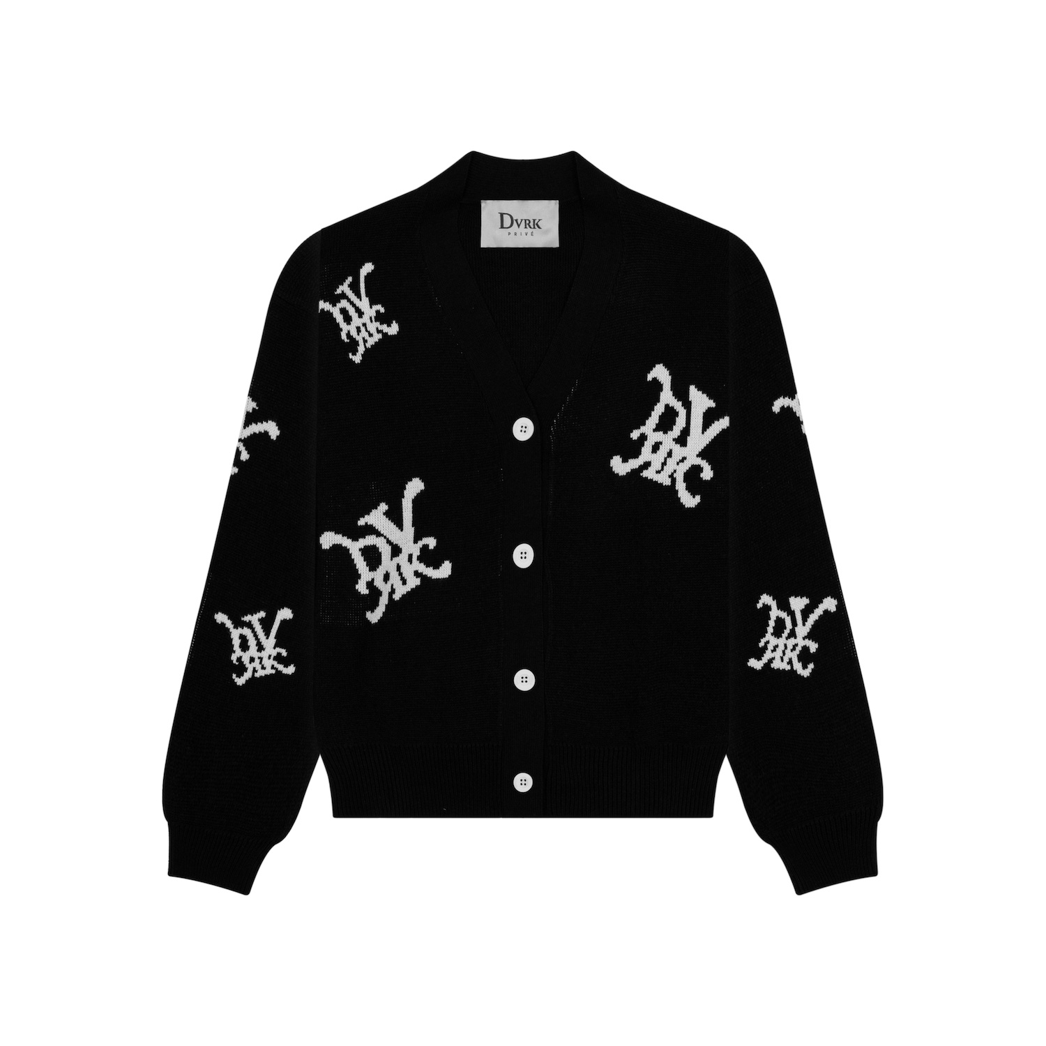 DVRK PRIVÉ MULTI LOGO CARDIGAN