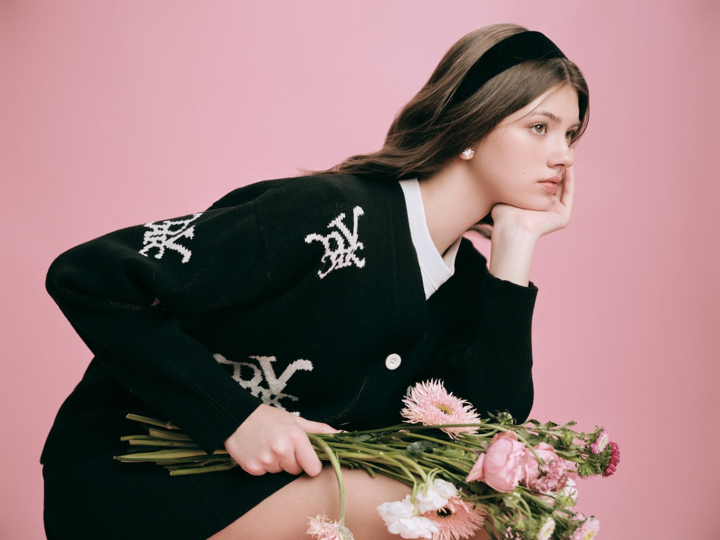 DVRK PRIVÉ MULTI LOGO CARDIGAN 6