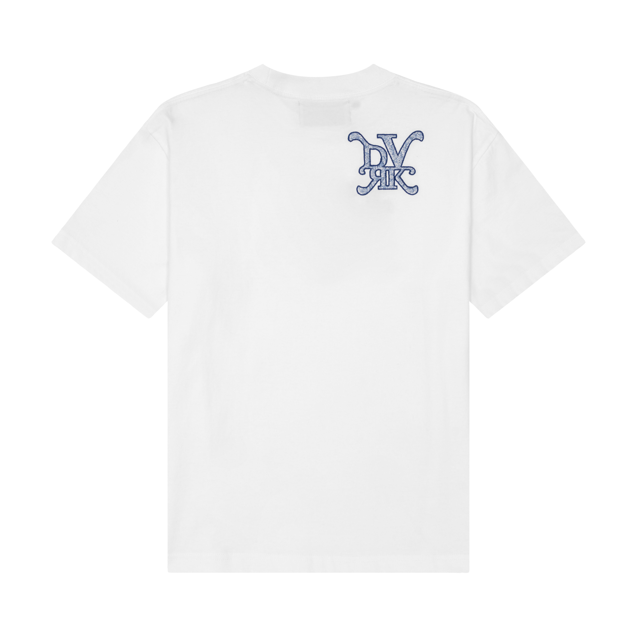 DVRK PRIVÉ EMBROIDERED BADGE LOGO TEE - WHITE 2