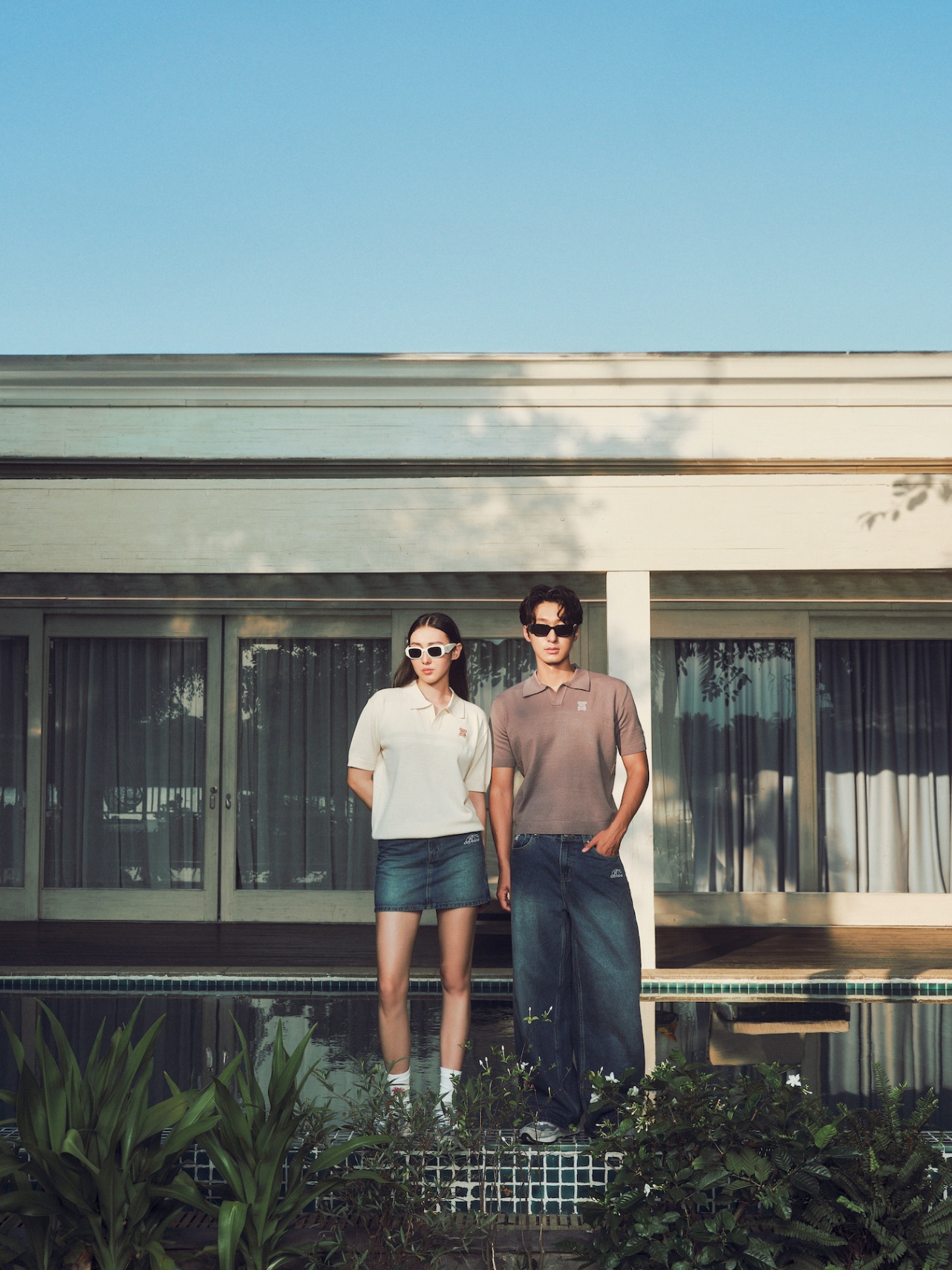 DVRK PRIVÉ BUTTONLESS POINTELLE KNITTED POLO - GREY 5