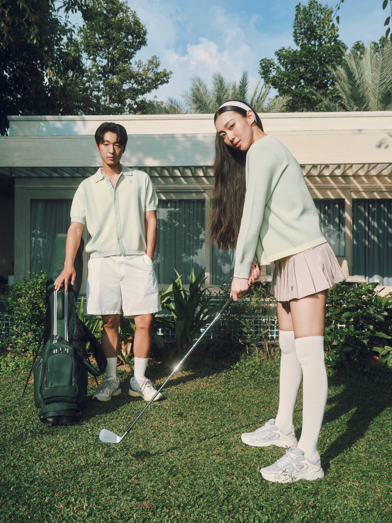 DVRK PRIVÉ STRIPED PATTERN POINTELLE KNITTED SHIRT - DEWKIST 6