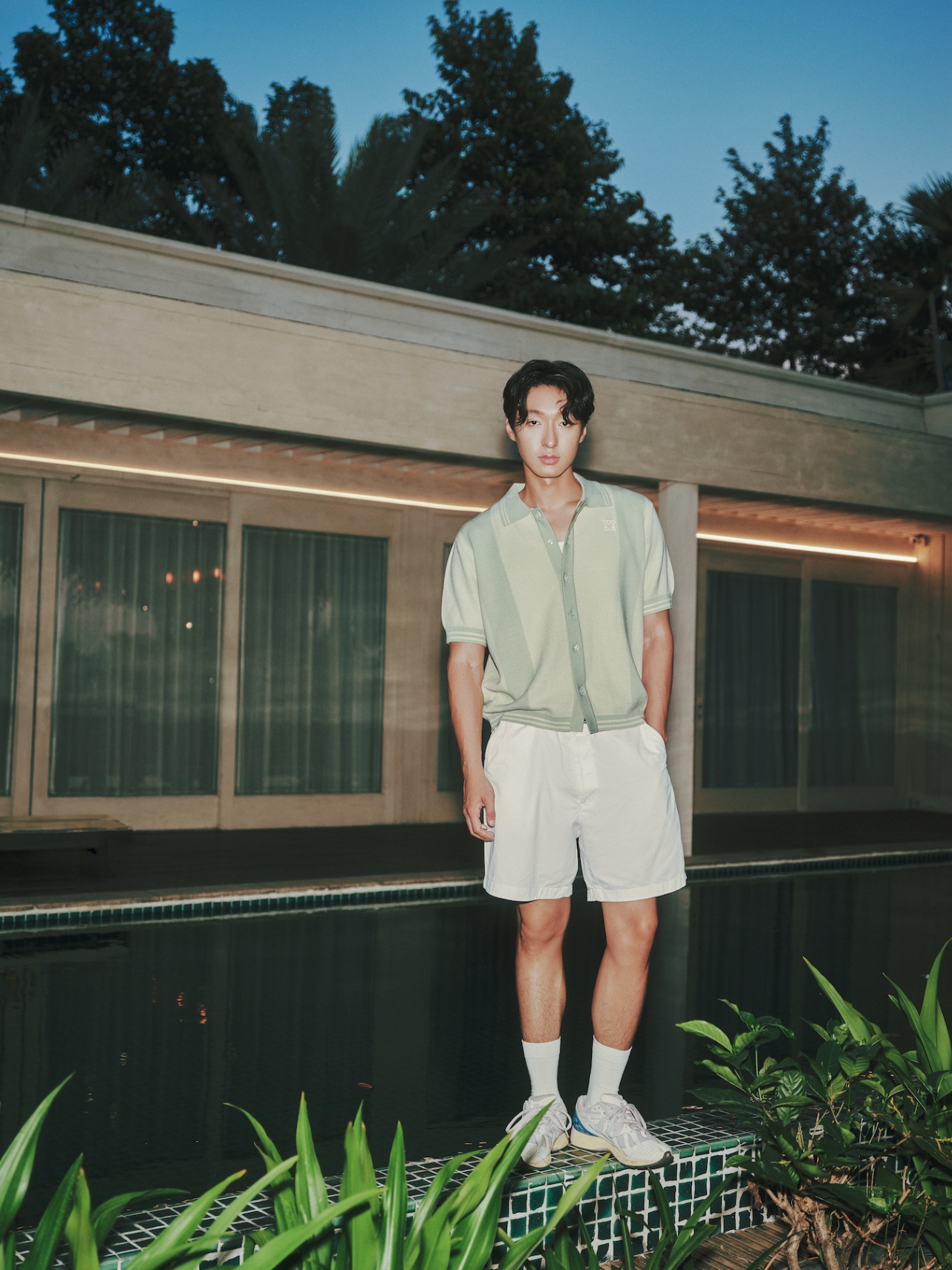 DVRK PRIVÉ STRIPED PATTERN POINTELLE KNITTED SHIRT - DEWKIST 4