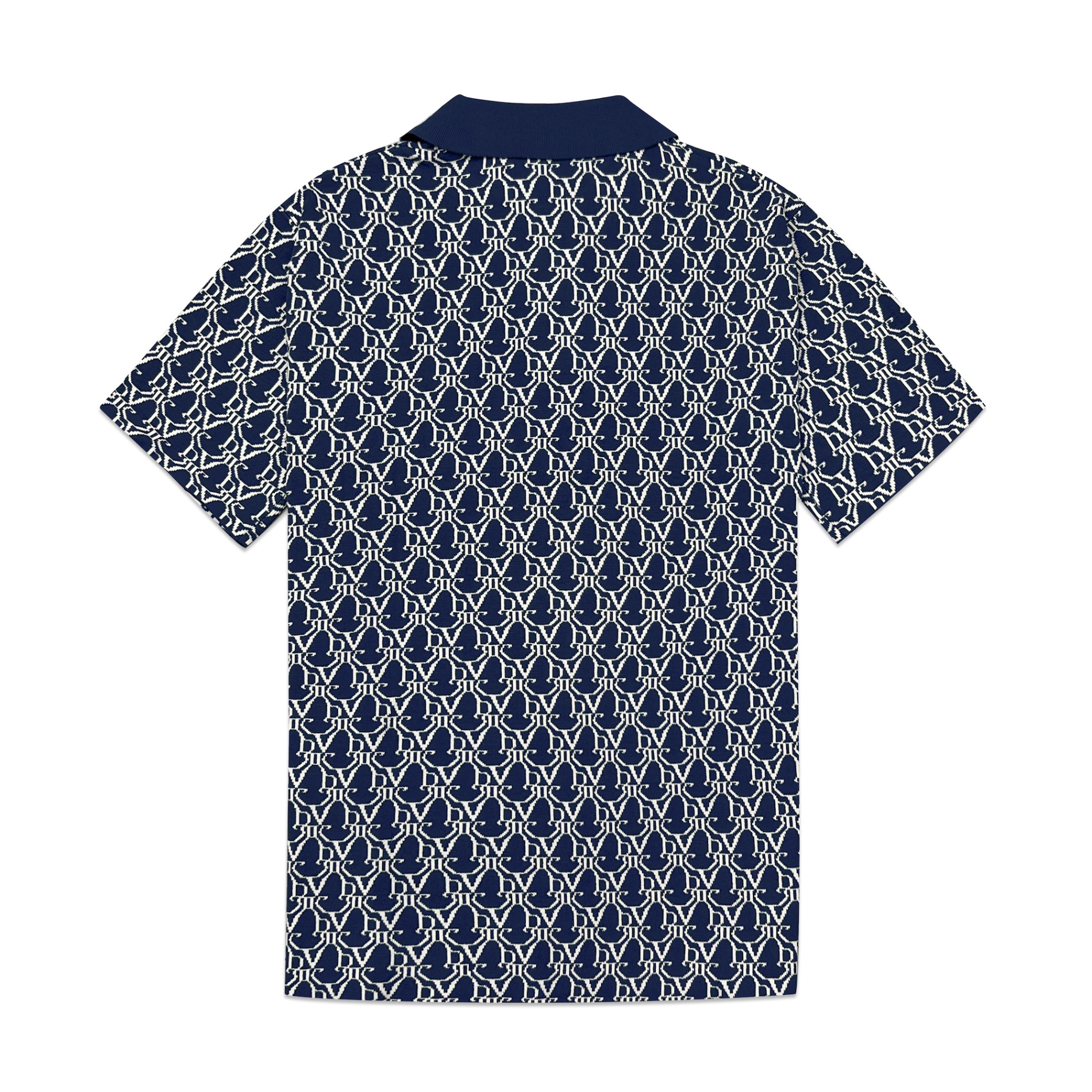 DVRK PRIVÉ MONOGRAM POLO - SAPPHIRE BLUE 2