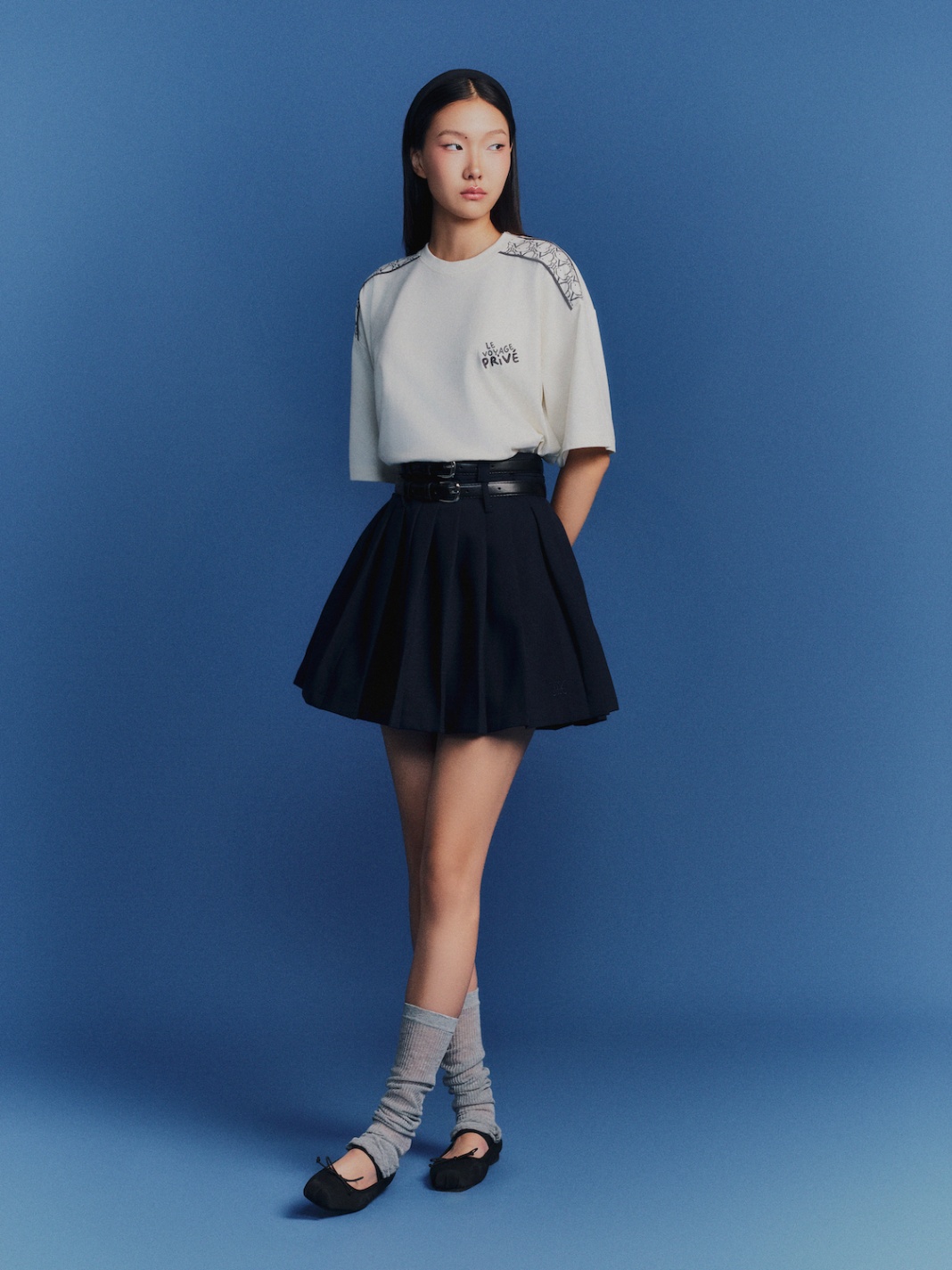 DVRK PRIVÉ PATH MONOGRAM TEE - GREY 4