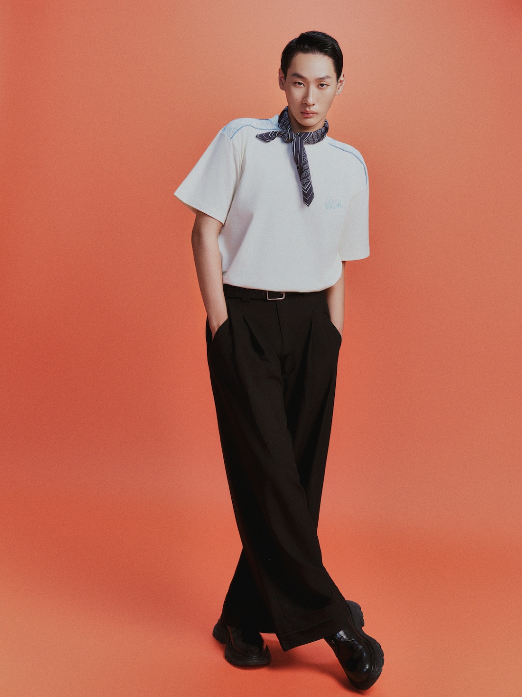 DVRK PRIVÉ DOUBLE PLEATED WIDE-LEG PANTS - BLACK 6