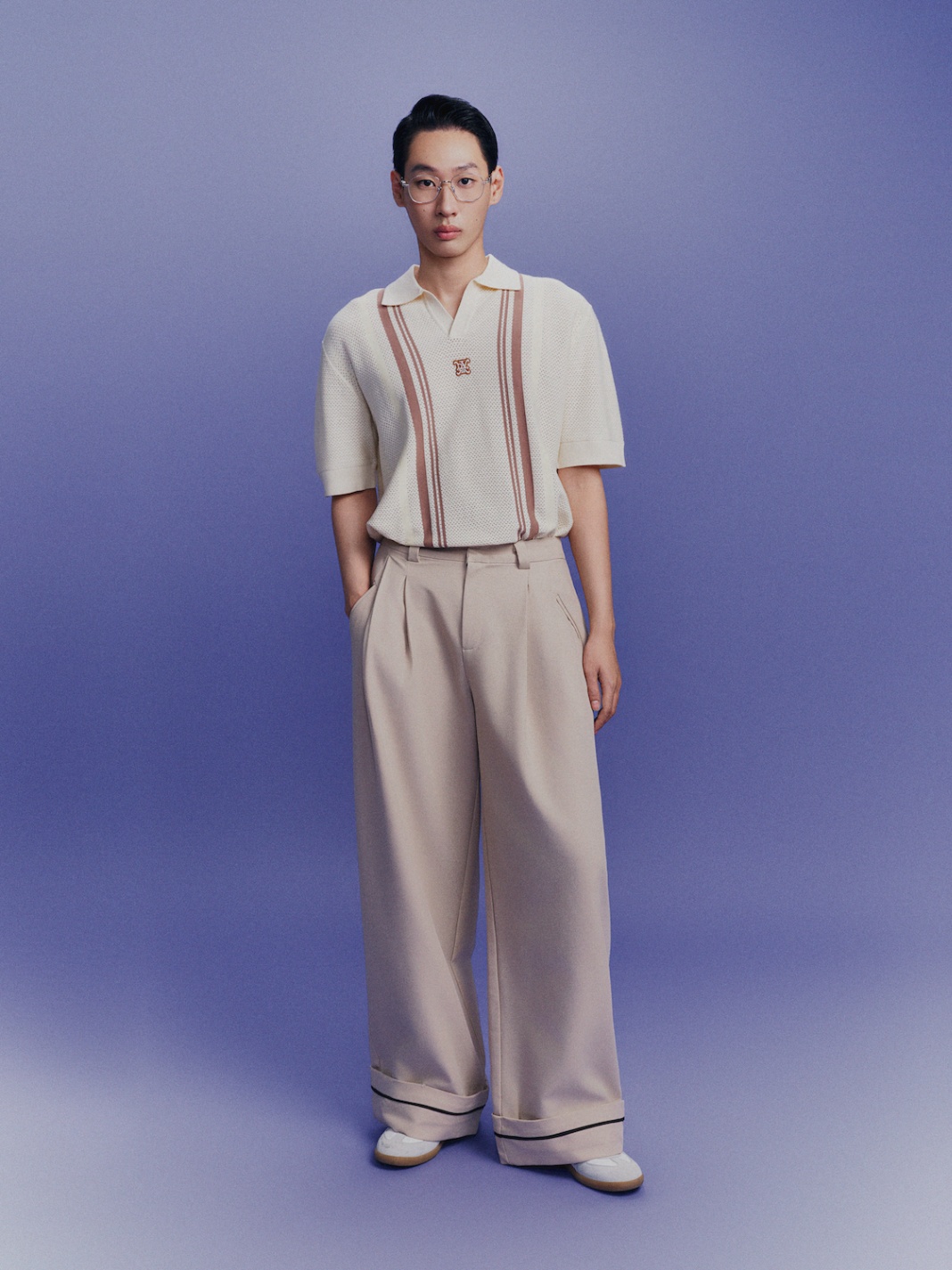 DVRK PRIVÉ DOUBLE PLEATED WIDE-LEG PANTS - CREAM 4