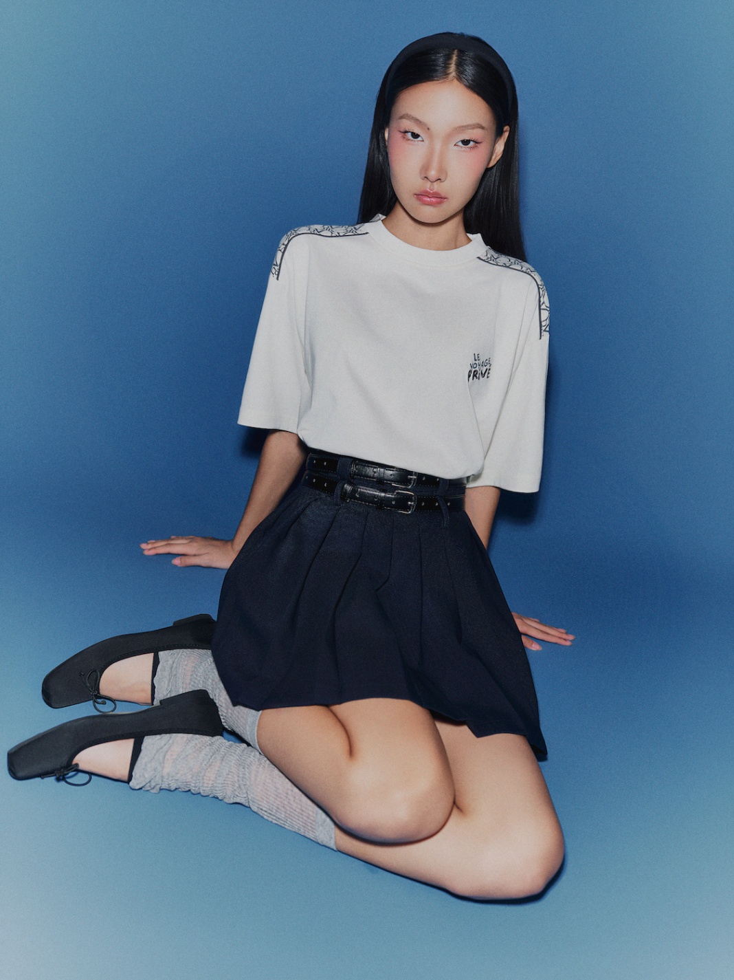 DVRK PRIVÉ PATH MONOGRAM TEE - GREY 5