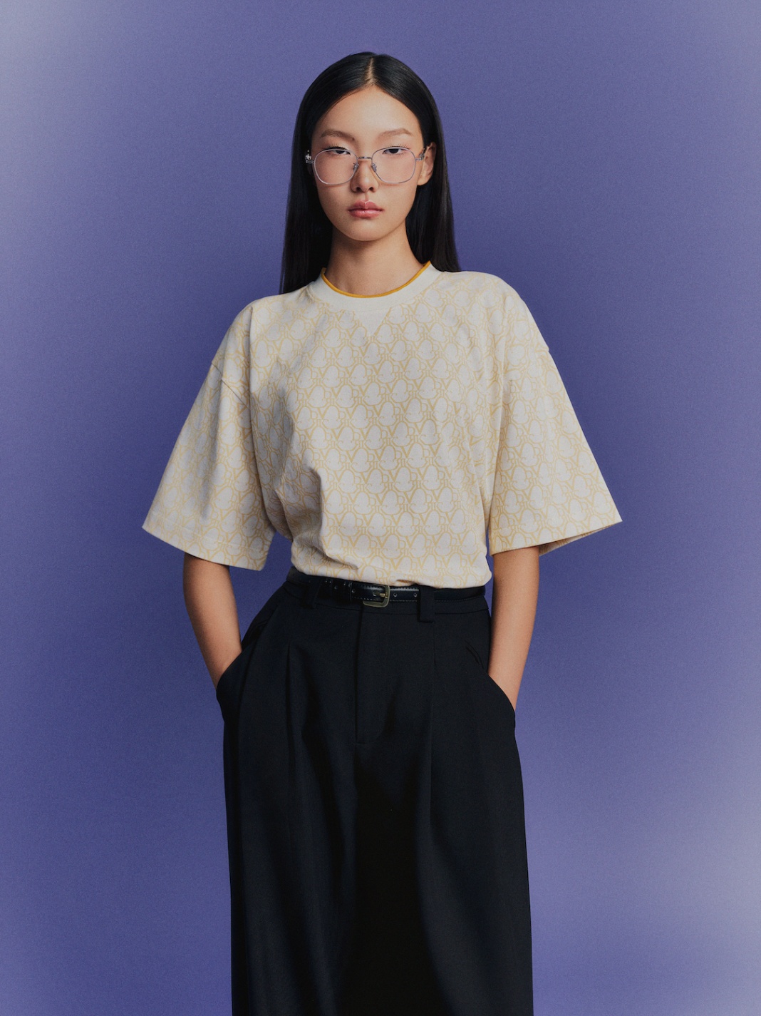 DVRK PRIVÉ MONOGRAM T-SHIRT - YELLOW 6