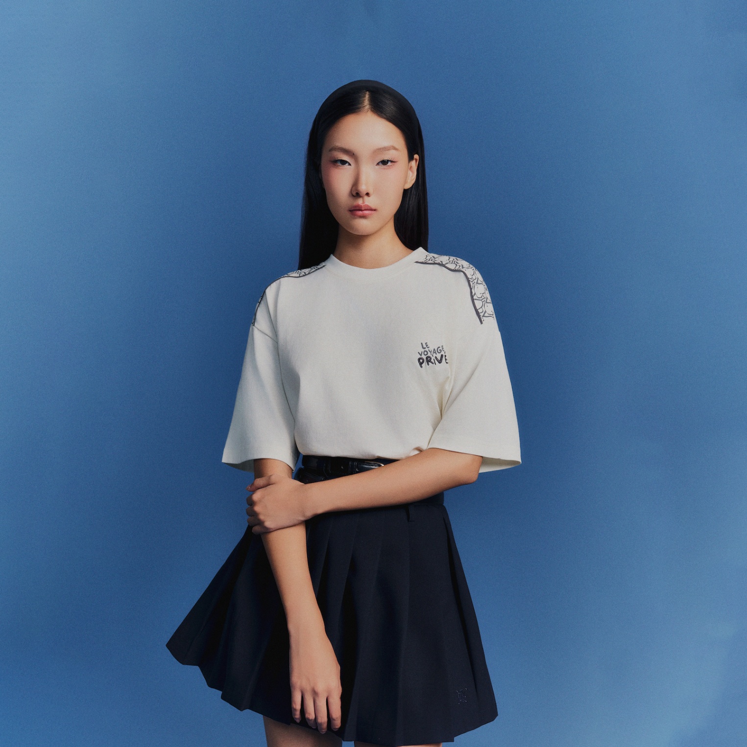 DVRK PRIVÉ PATH MONOGRAM TEE - GREY 3