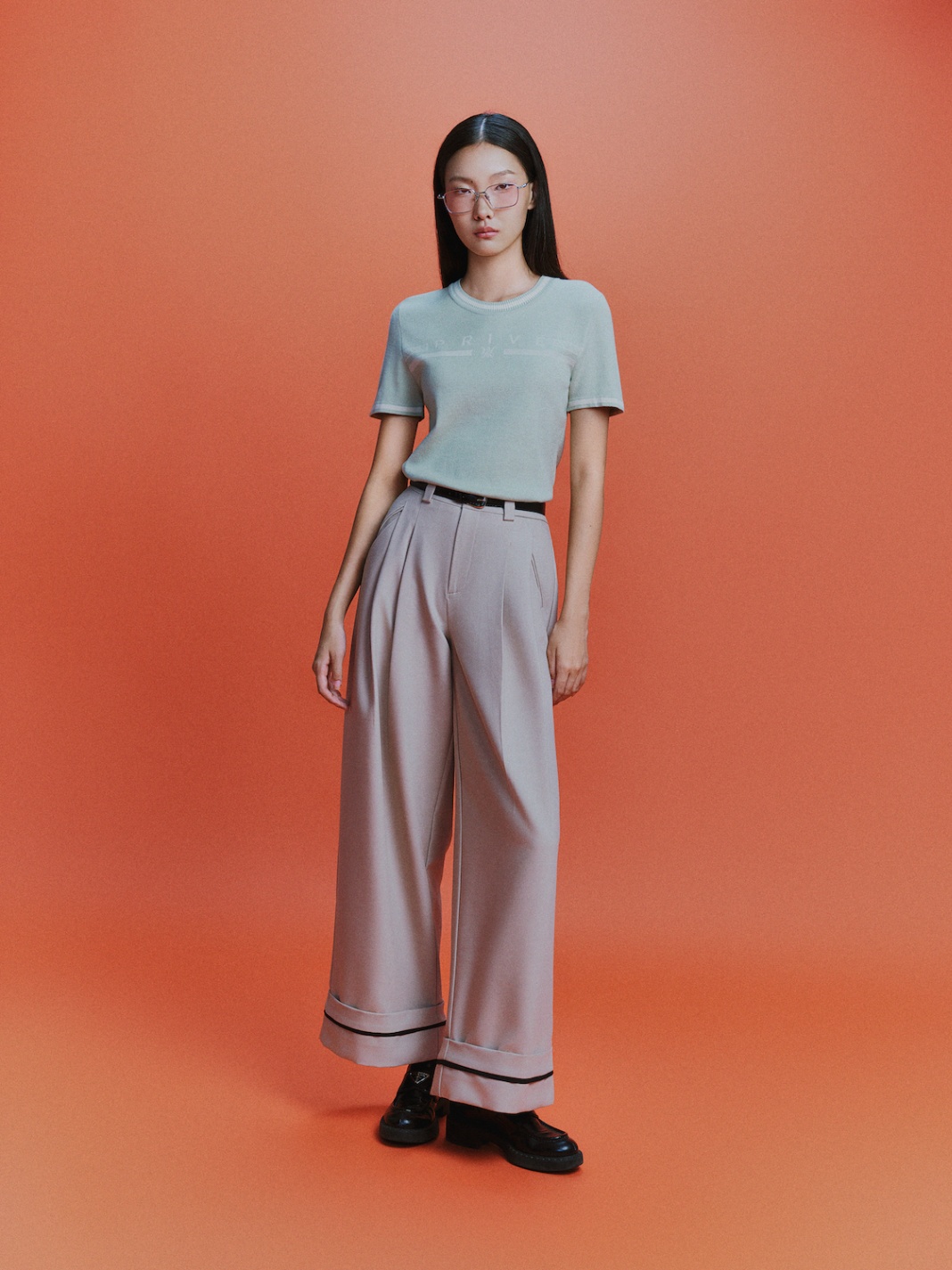 DVRK PRIVÉ DOUBLE PLEATED WIDE-LEG PANTS - CREAM 6