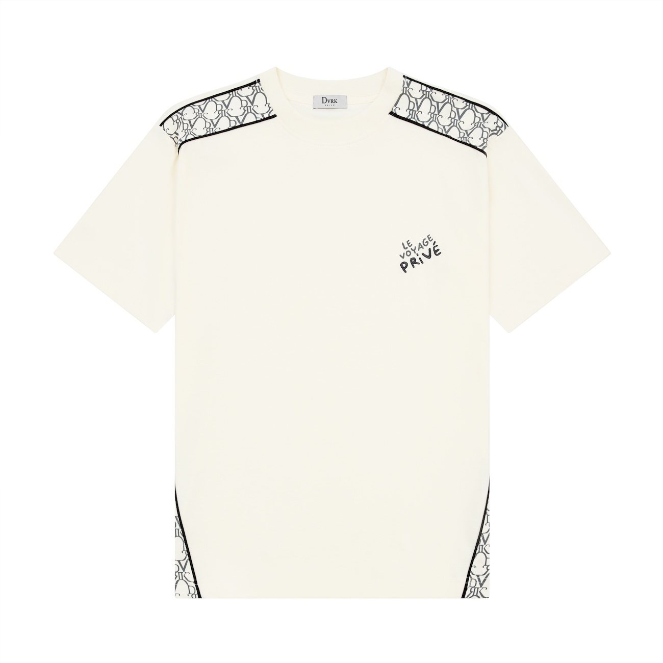 DVRK PRIVÉ PATH MONOGRAM TEE - GREY 1