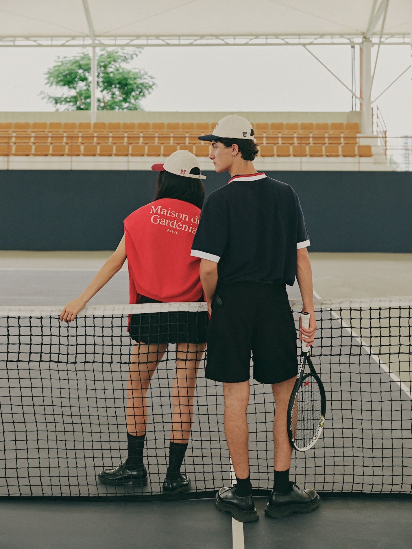 DVRK PRIVÉ MAISON DE GARDENIA KNITTED SWEATER - RED 6