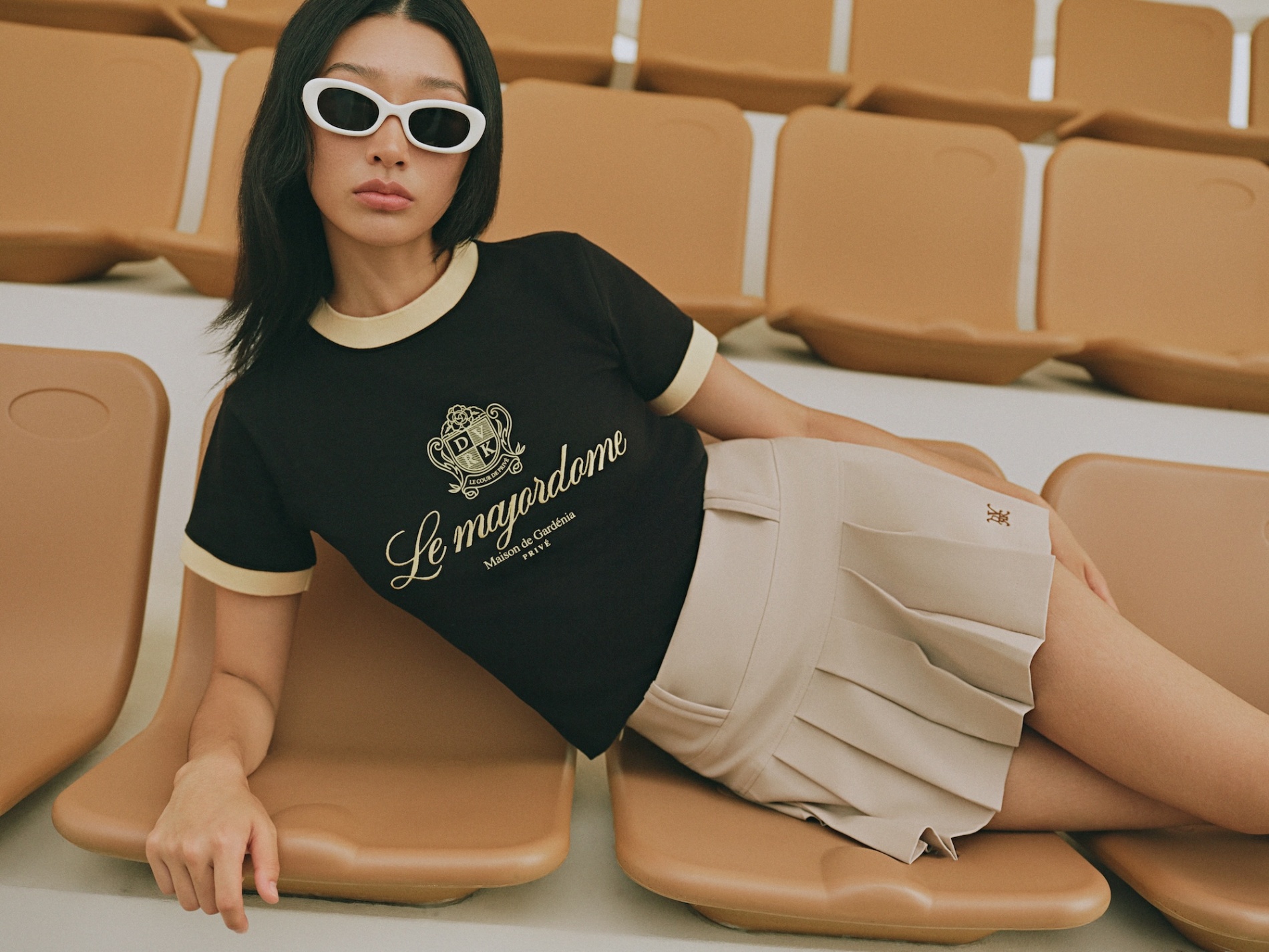 DVRK PRIVÉ MAJORDOME BABY TEE - BLACK 8