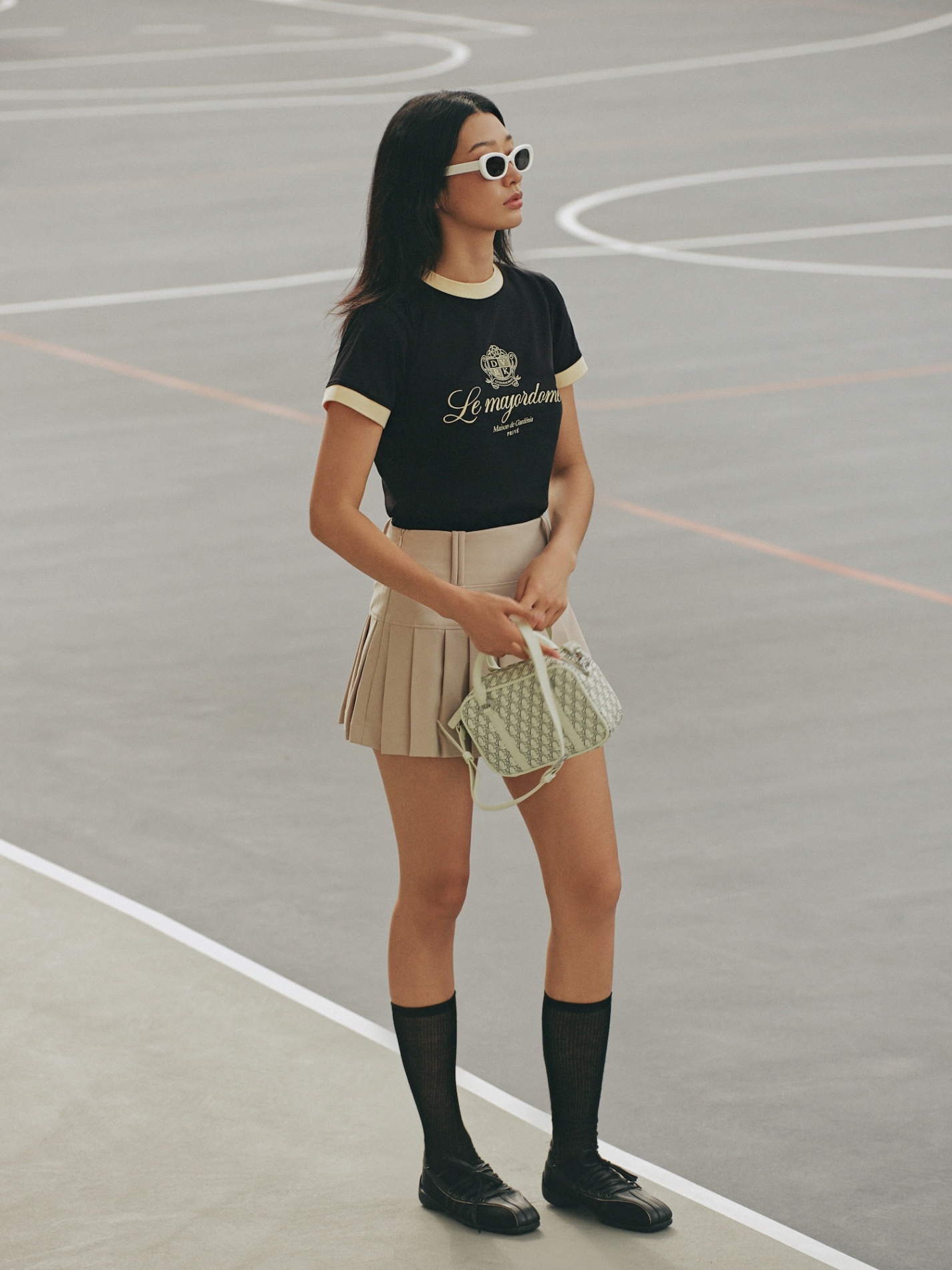 DVRK PRIVÉ MAJORDOME BABY TEE - BLACK 5