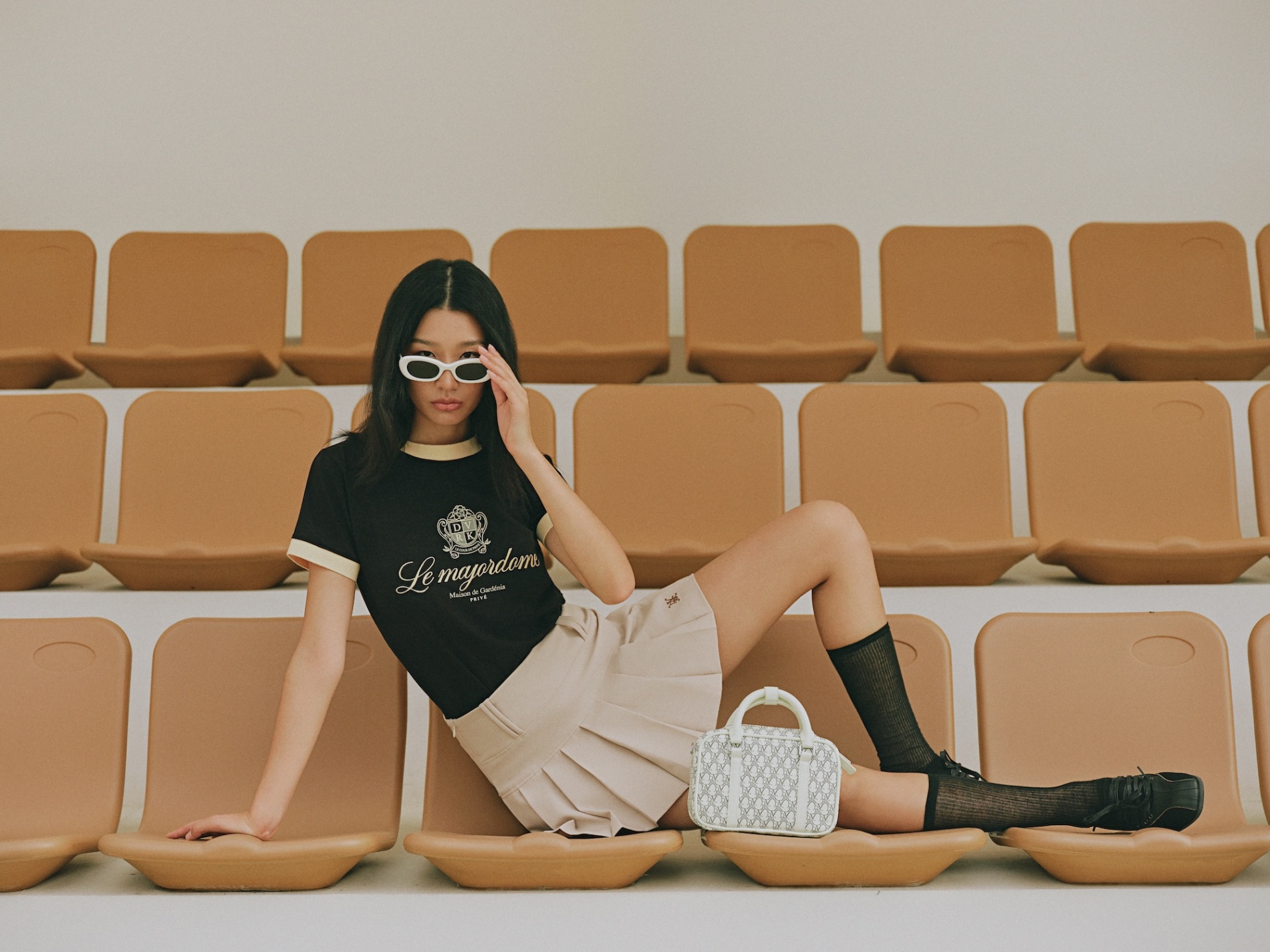 DVRK PRIVÉ MAJORDOME BABY TEE - BLACK 7