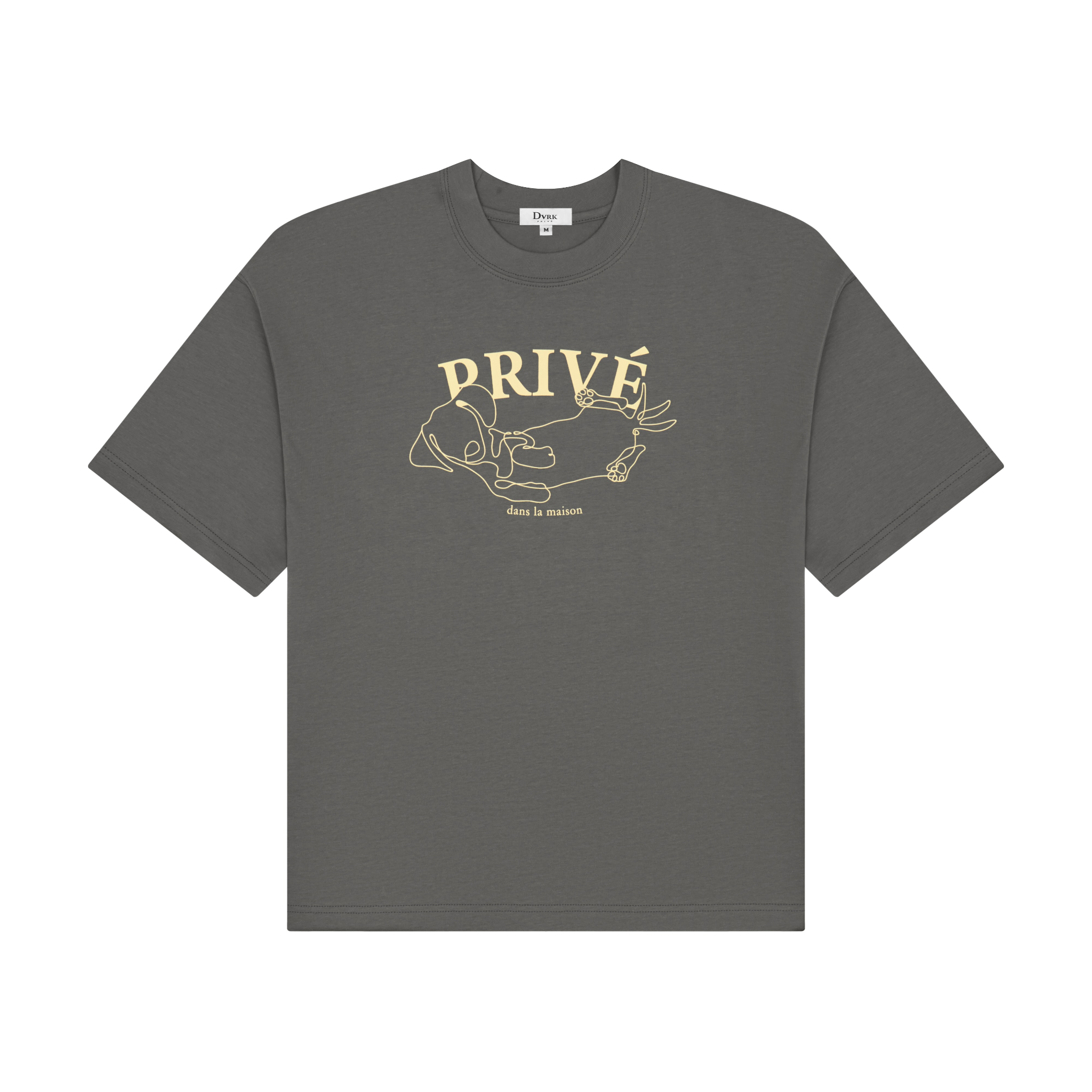 DVRK PRIVÉ DACHSHUND TEE - GREY