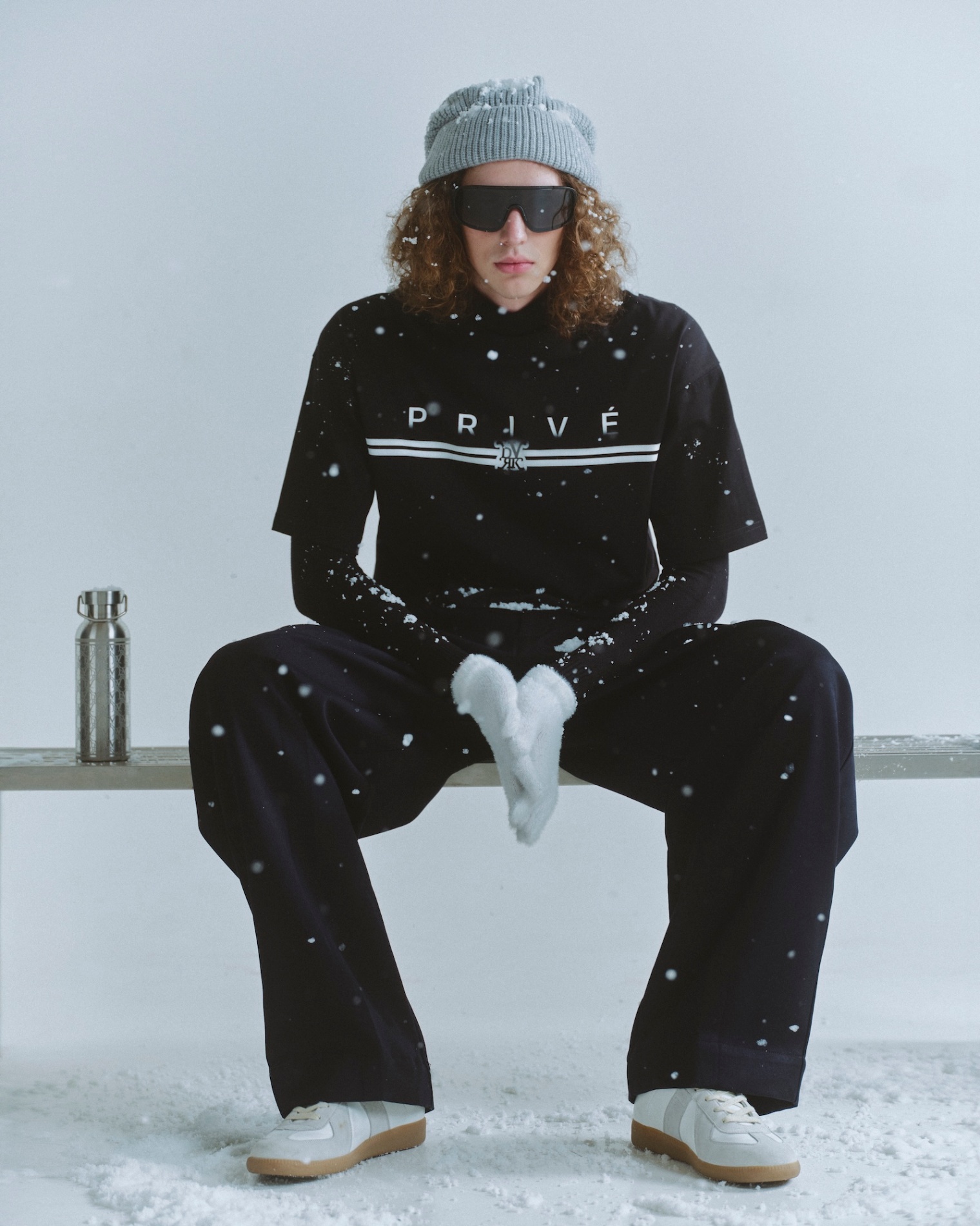 DVRK PRIVÉ FADED BAR LOGO TEE - BLACK 6