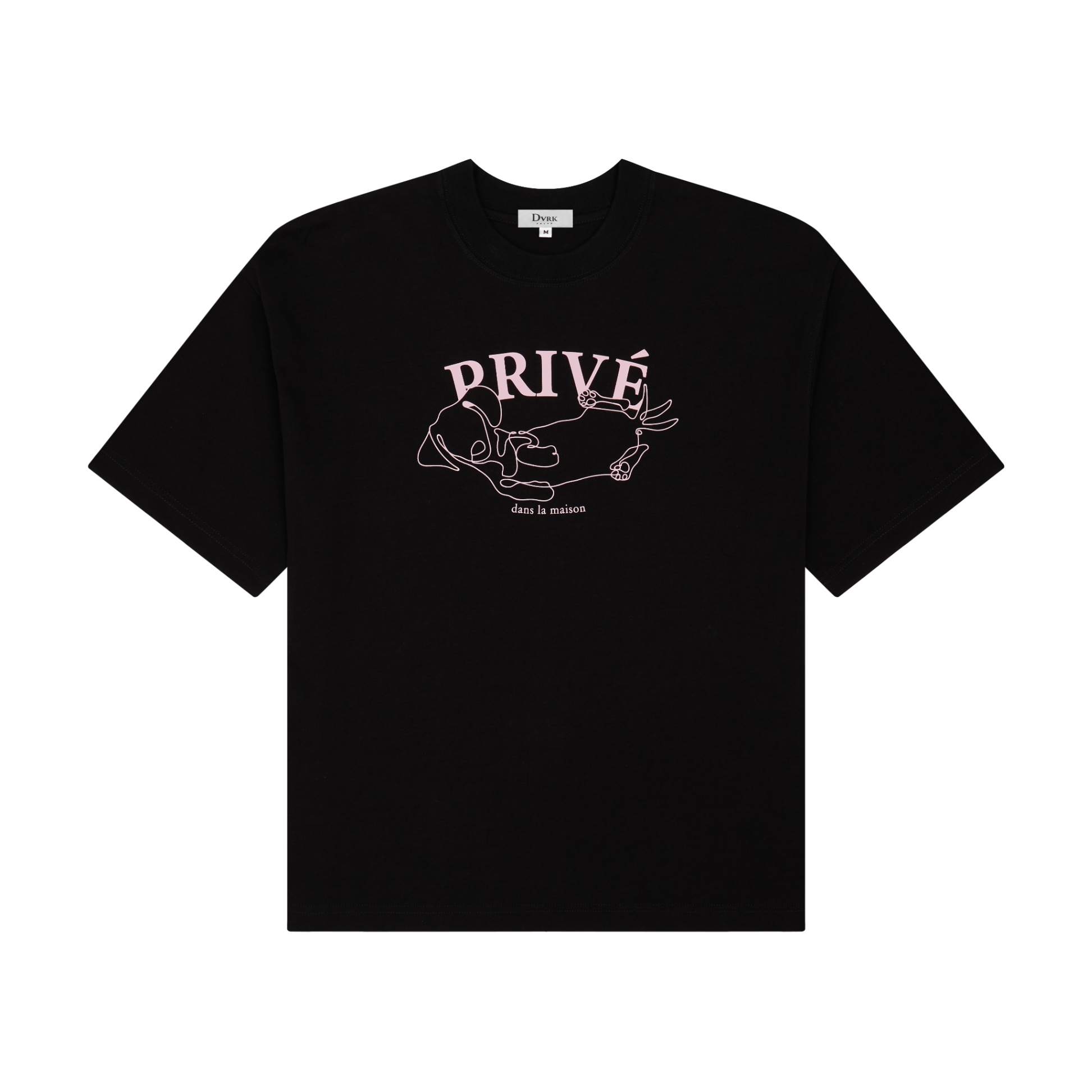 DVRK PRIVÉ DACHSHUND TEE - BLACK